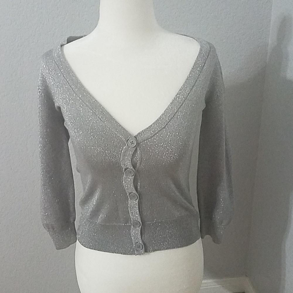 Rue 21 Silver Shimmer Sweater